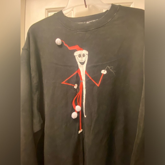 NWT Disney Jack Skellington Sandy Clause Pullover - Picture 2 of 3
